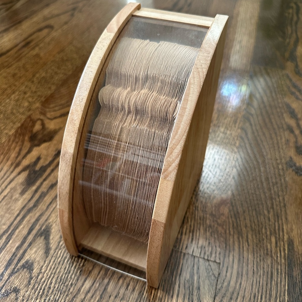 Coffee filter holder with filters included